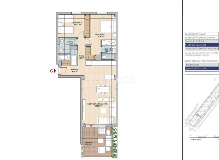 Studio zum Kauf 418.000 € 3 Zimmer 69 m² 1. Geschoss Málaga 29631