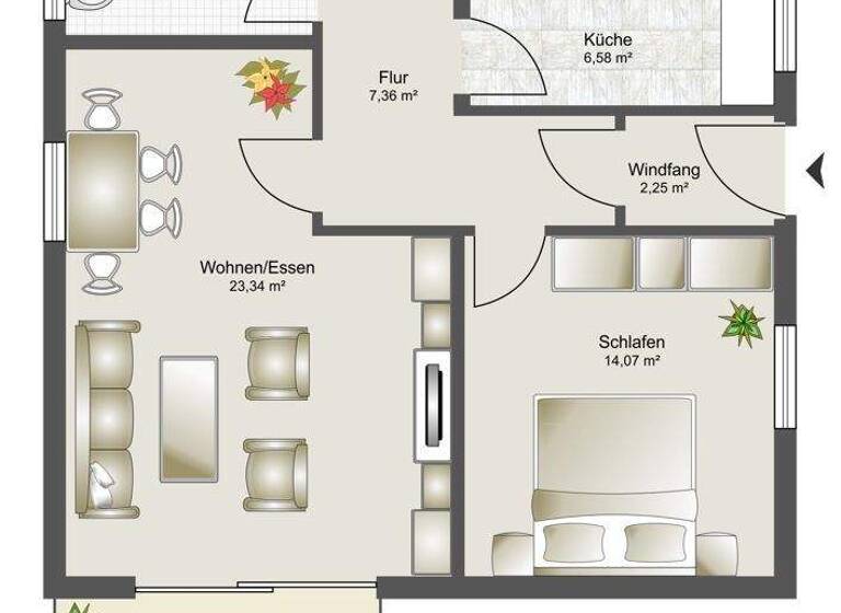 Wohnung zum Kauf 398.000 € 2 Zimmer 60 m² Sankt Peter-Ording 25826