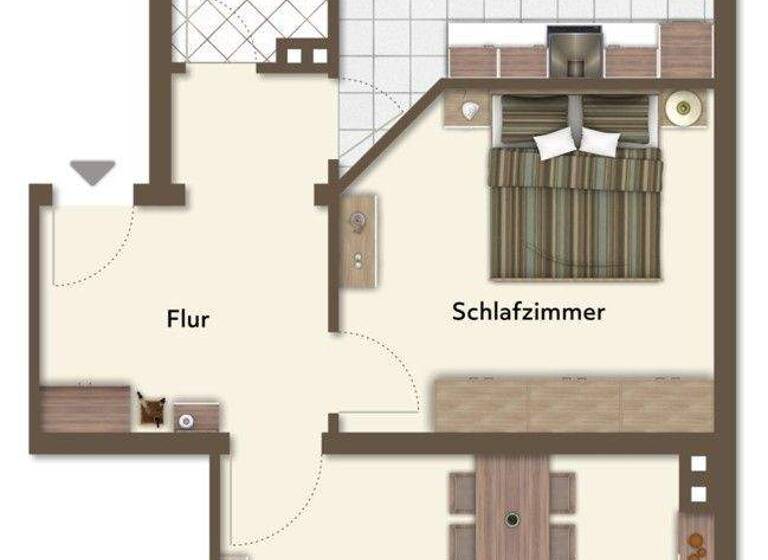Wohnung zur Miete 581 € 2 Zimmer 69,1 m² 2. Geschoss frei ab sofort Mitte Bremerhaven 27568