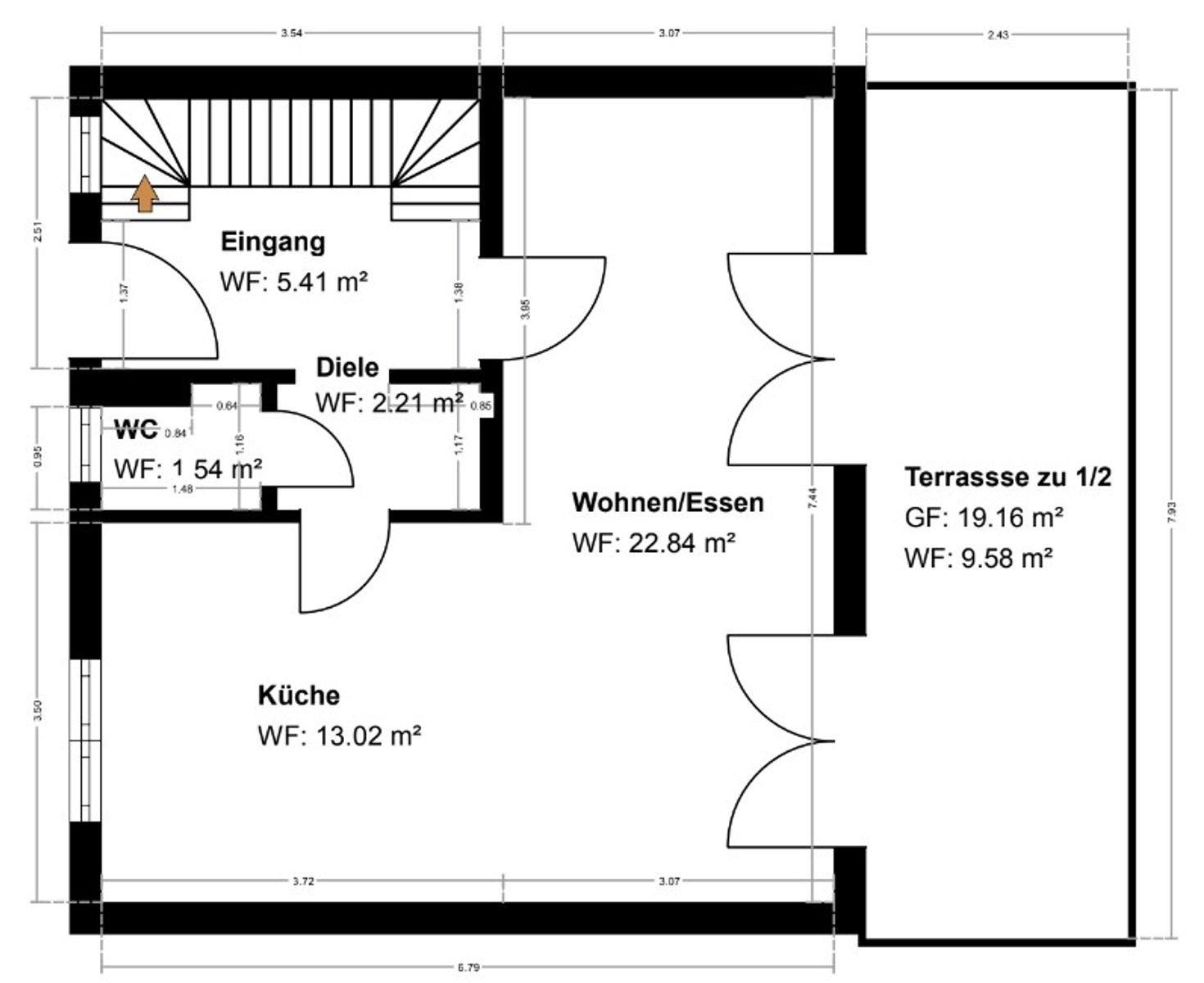 Doppelhaushälfte zum Kauf 865.000 € 4 Zimmer 121,2 m²<br/>Wohnfläche 255,2 m²<br/>Grundstück Schwaberwegen Forstinning 85661