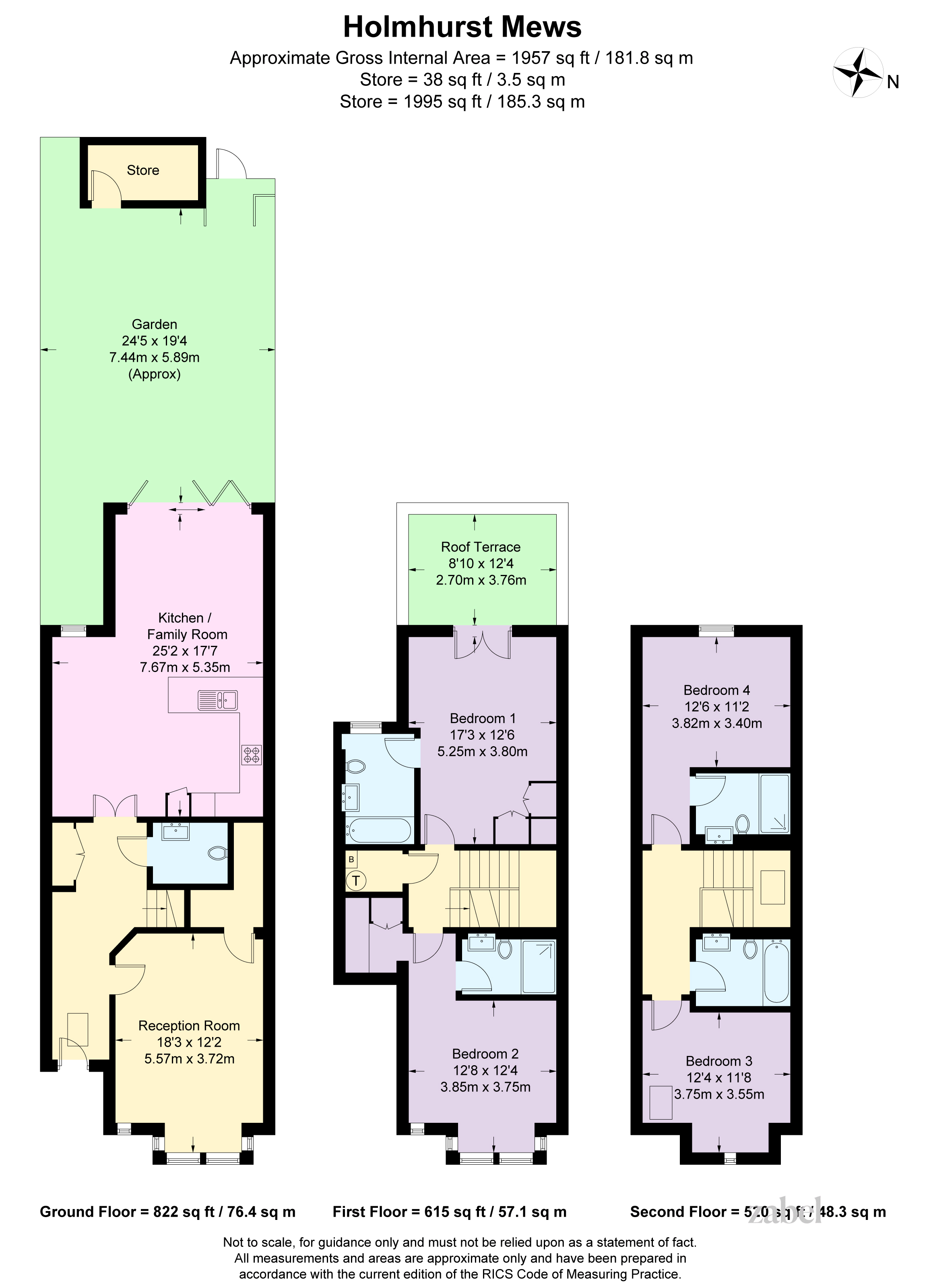 Haus zum Kauf provisionsfrei 2.035.187 € 5 Zimmer 181,8 m²<br/>Wohnfläche London SW20 0DF