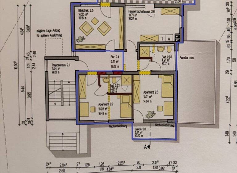 Wohnung zur Miete 925 € 3 Zimmer 80,4 m² 1. Geschoss Hermeskeiler Straße 49 Ruwer Trier 54292