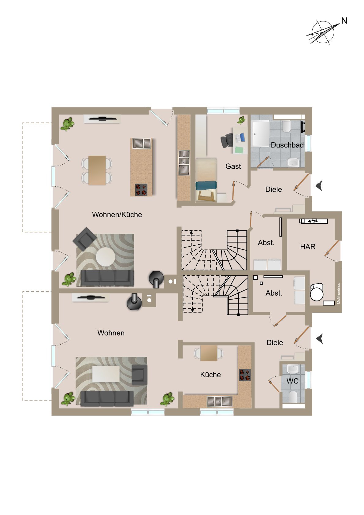 Doppelhaushälfte zum Kauf 749.000 € 5 Zimmer 160 m²<br/>Wohnfläche 1.299 m²<br/>Grundstück Schwinde Drage 21423