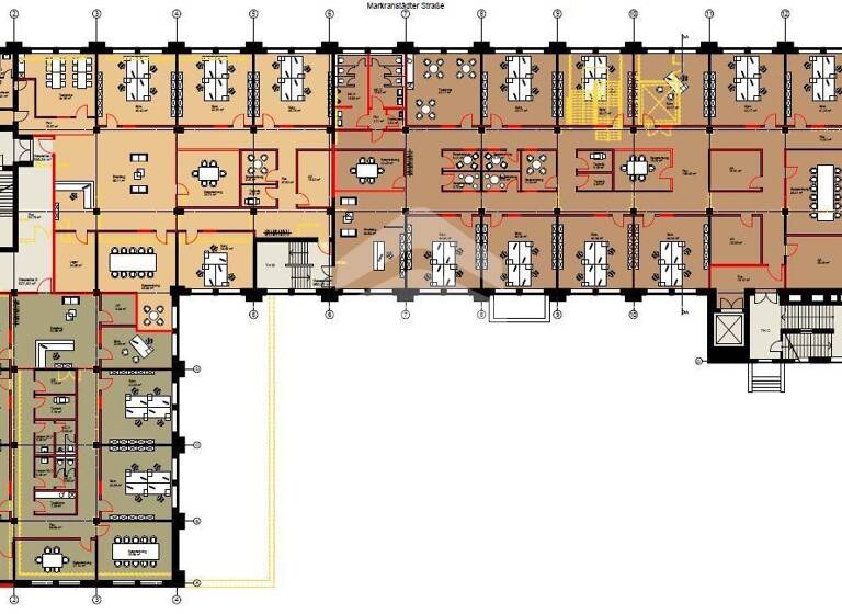 Bürofläche zur Miete provisionsfrei 17 € 1.891,4 m² Bürofläche teilbar ab 1.891,4 m² Markranstädter Straße 1 Plagwitz Leipzig 04229