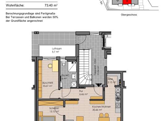 Wohnung zum Kauf - Erstbezug 360.000 € 3 Zimmer 73,4 m² 1. Geschoss frei ab 01.12.2026 Bad Grönenbach 87730