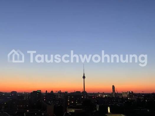 Penthouse zur Miete Tauschwohnung 500 € 2 Zimmer 50 m² 10. Geschoss Friedrichshain Berlin 10243