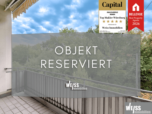 Wohnung zum Kauf 378.000 € 3 Zimmer 88,2 m² 2. Geschoss Sanderring 20 Altstadt Würzburg 97070