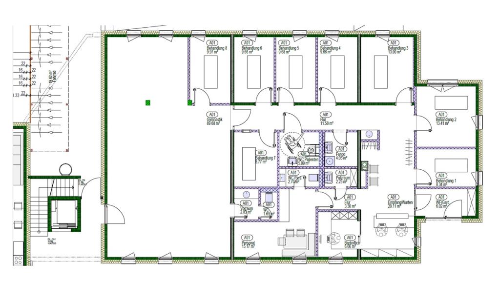 Büro-/Praxisfläche zum Kauf 822.400 € 7 Zimmer 263,1 m²<br/>Bürofläche Deining Deining 92364