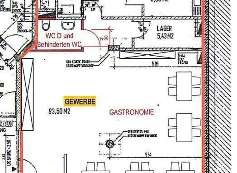 Bar/Café zur Miete provisionsfrei 544 € 108,8 m² Gastrofläche Zietenstraße 53 Sonnenberg Chemnitz 09130
