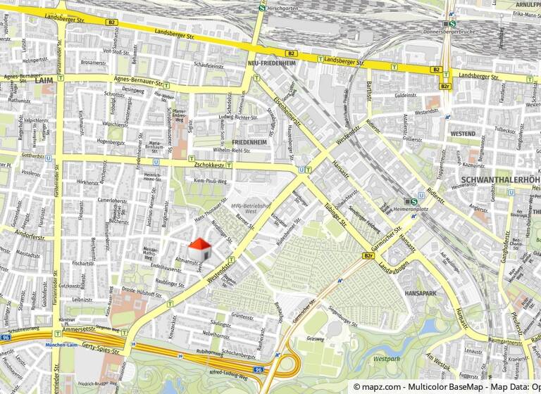 Mehrfamilienhaus zum Kauf 1.348.000 € 6 Zimmer 152 m²<br/>Wohnfläche 447 m²<br/>Grundstück Friedenheim München 80686