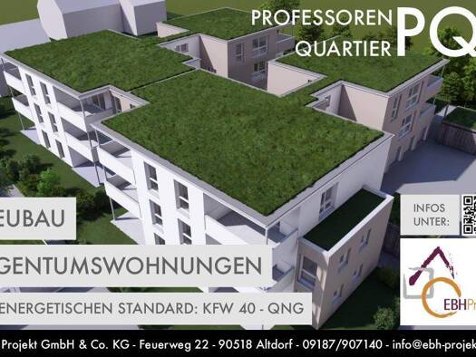 Wohnung zum Kauf - Erstbezug provisionsfrei als Kapitalanlage geeignet 598.000 € 4 Zimmer 125,7 m² Donellusstraße 9 Altdorf Altdorf bei Nürnberg 90518