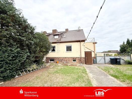 Doppelhaushälfte zum Kauf 85.000 € 4 Zimmer 75 m² 1.250 m² Grundstück frei ab sofort Lebien Annaburg 06925