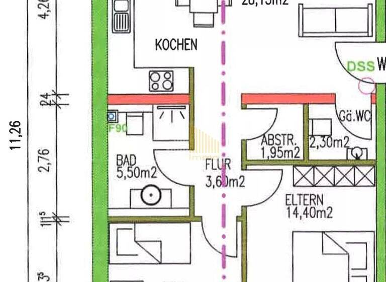 Studio zum Kauf 219.000 € 3 Zimmer 66,3 m² 1. Geschoss Wolsfeld 54636