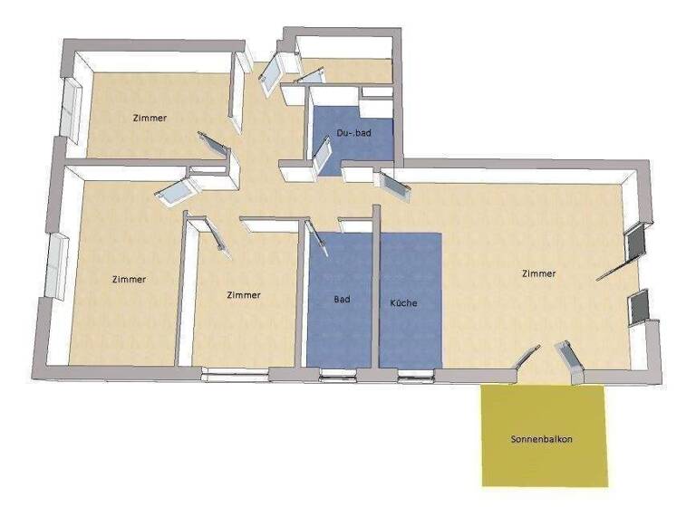 Wohnung zum Kauf 674.000 € 4 Zimmer 105 m² frei ab sofort Weißensee Berlin 13088