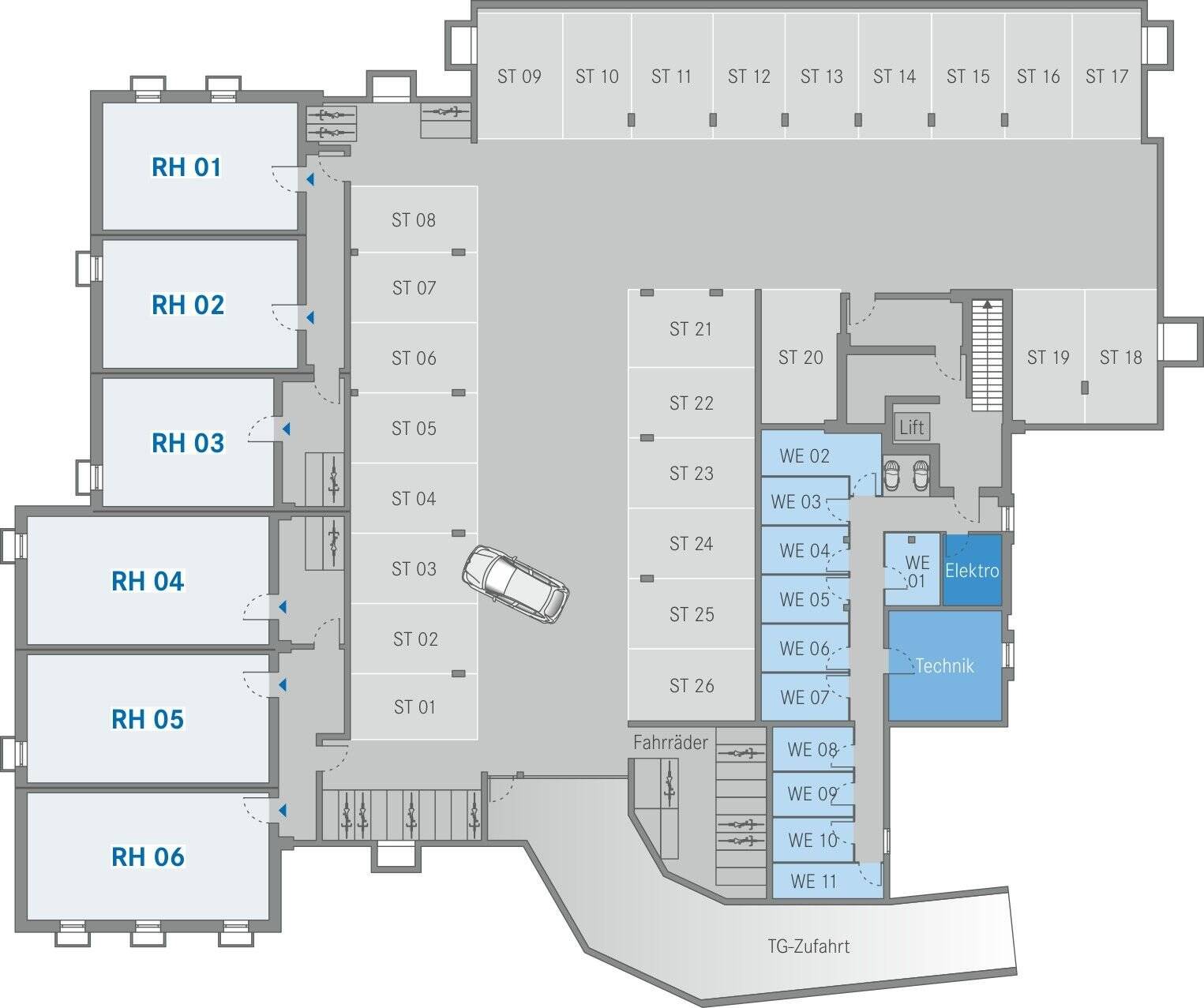 Immobilie in Ehrenkirchen - BESICHTIGUNG, Sonntag 11-13 Uhr - Neubau - Perfekter Grundriss! 2-Zimmer im Obergeschoss (WE 06) - Bild 2