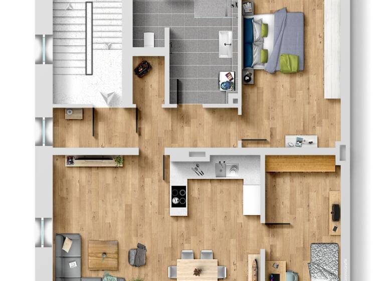 Wohnung zur Miete 1.790 € 3 Zimmer 95 m² 2. Geschoss Innenstadt Erlangen 91052