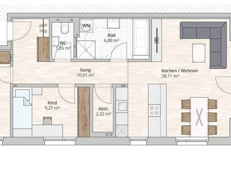 Terrassenwohnung zum Kauf - Erstbezug provisionsfrei 498.000 € 3 Zimmer 70,7 m² EG Rebbündten 17 Feldkirch 6800