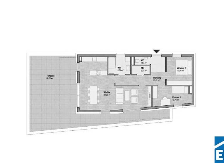 Wohnung zum Kauf - Erstbezug 671.339 € 3 Zimmer 81,1 m² 3. Geschoss Sankt Leonhard Graz 8010
