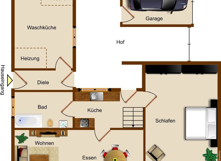 Einfamilienhaus zum Kauf 169.000 € 4 Zimmer 110 m² Arsbeck Wegberg 41844