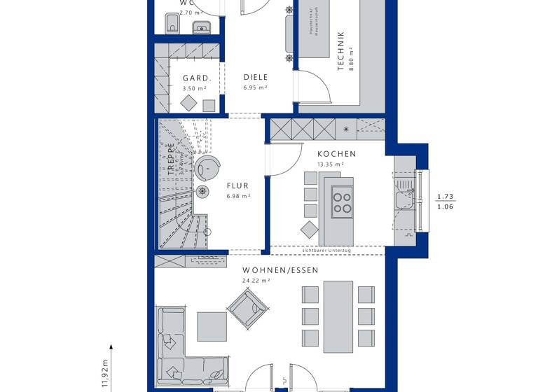 Doppelhaushälfte zum Kauf 496.704 € 5 Zimmer 136 m² 229 m² Grundstück Ickern Castrop Rauxel 44577