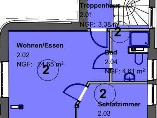 Wohnung zur Miete 360 € 2 Zimmer 40 m² 1. Geschoss frei ab 01.05.2026 Lehsener Chaussee 8 Wittenburg 19243