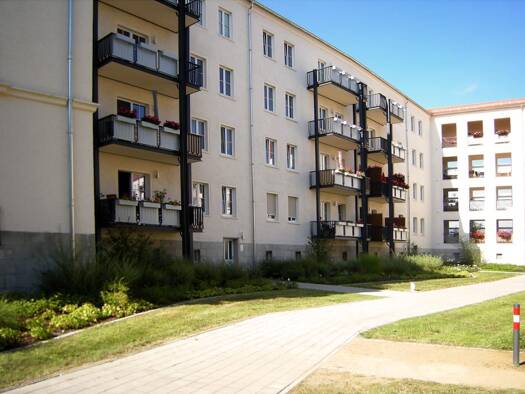 Wohnung zur Miete 469 € 2 Zimmer 58,4 m² Dr.-Hermann-Duncker-Str. 3 Neulindenau Leipzig 04179