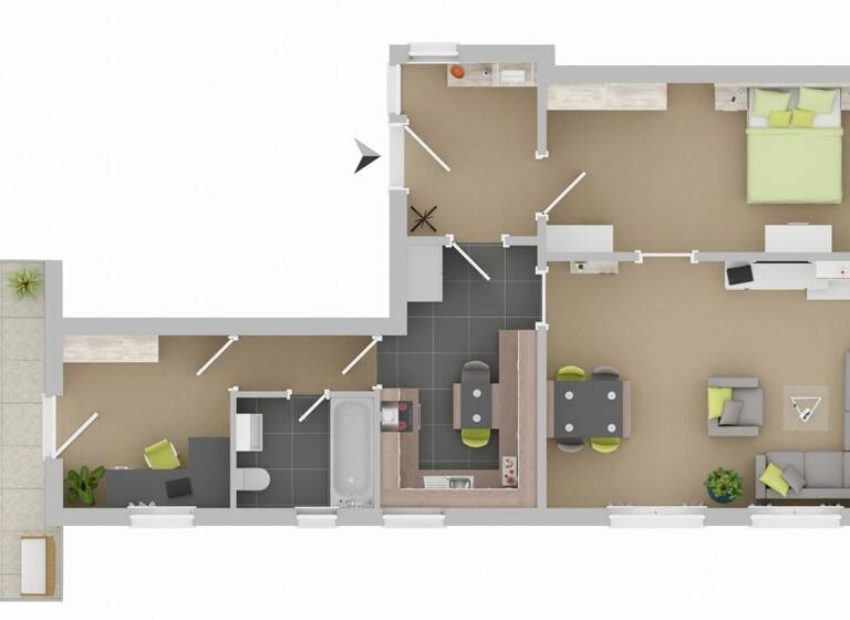 Wohnung zum Kauf 199.000 € 3 Zimmer 72,4 m² Künzelsau 74653