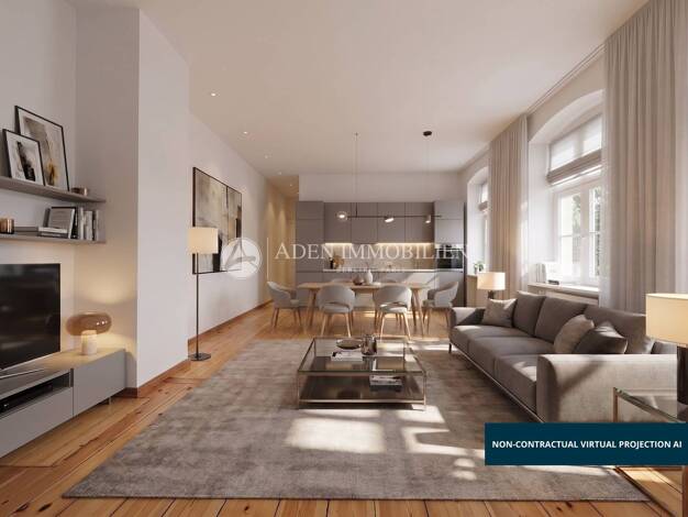 Wohnung zum Kauf 399.900 € 2 Zimmer 50,1 m² 2. Geschoss Knesebeckstraße 4 Charlottenburg Charlottenburg-Wilmersdorf 10623