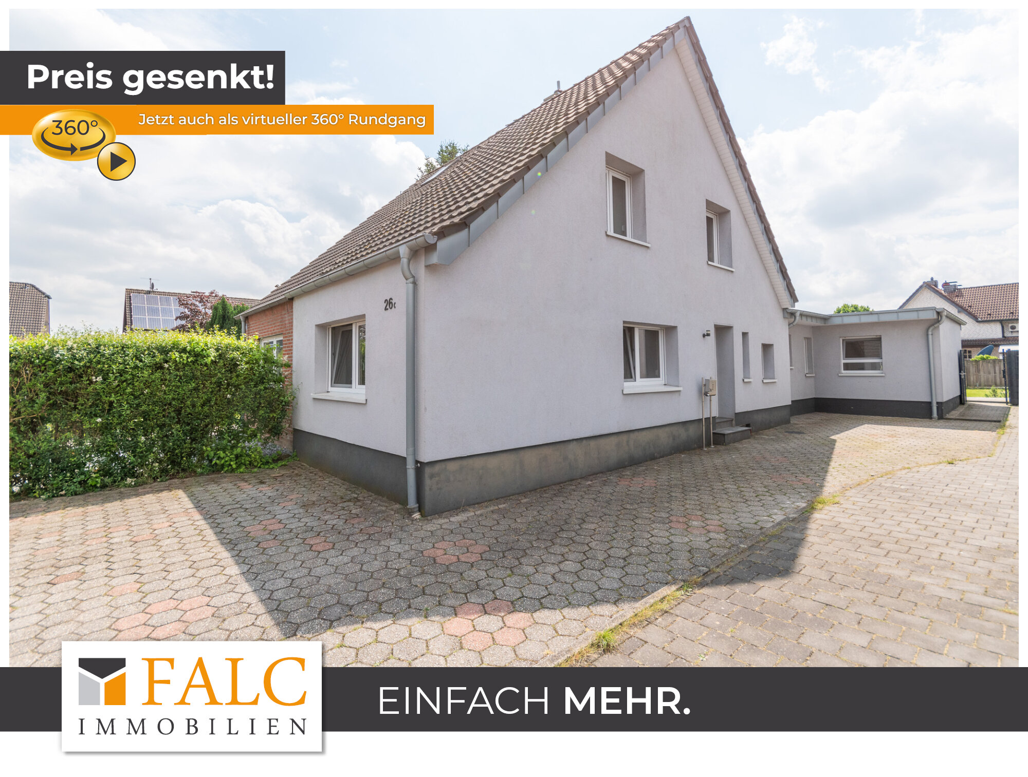 Doppelhaushälfte zum Kauf 299.000 € 4 Zimmer 115 m²<br/>Wohnfläche 370 m²<br/>Grundstück Grefrath Grefrath 47929