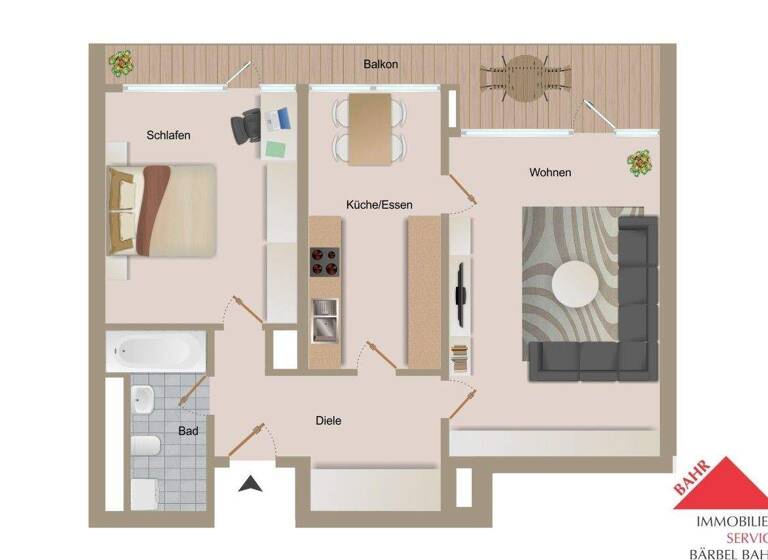 Wohnung zum Kauf 275.000 € 2 Zimmer 68 m² Waldhäuser-Ost Tübingen 72076