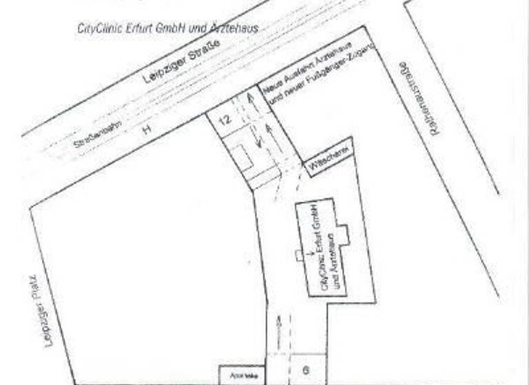 Medizinisches Gebäude zur Miete provisionsfrei 11 € 4,5 Zimmer 90 m² Bürofläche Johannesvorstadt Erfurt 99085