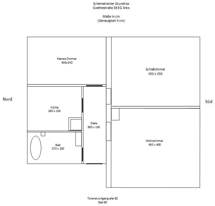 Wohnung zur Miete 660 € 2,5 Zimmer 60 m²<br/>Wohnfläche 3.<br/>Geschoss ab sofort<br/>Verfügbarkeit Goethestraße Ledermuseum Offenbach am Main 63067