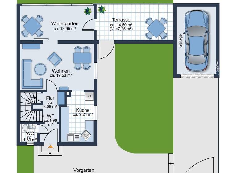 Doppelhaushälfte zum Kauf 950.000 € 3 Zimmer 99,2 m² 596 m² Grundstück Trudering-Riem München 81827