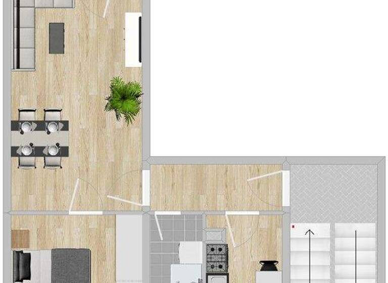 Wohnung zur Miete 329 € 2 Zimmer 50,7 m² 2. Geschoss Freitaler Str. 41 Pausitzer Delle Riesa 01589