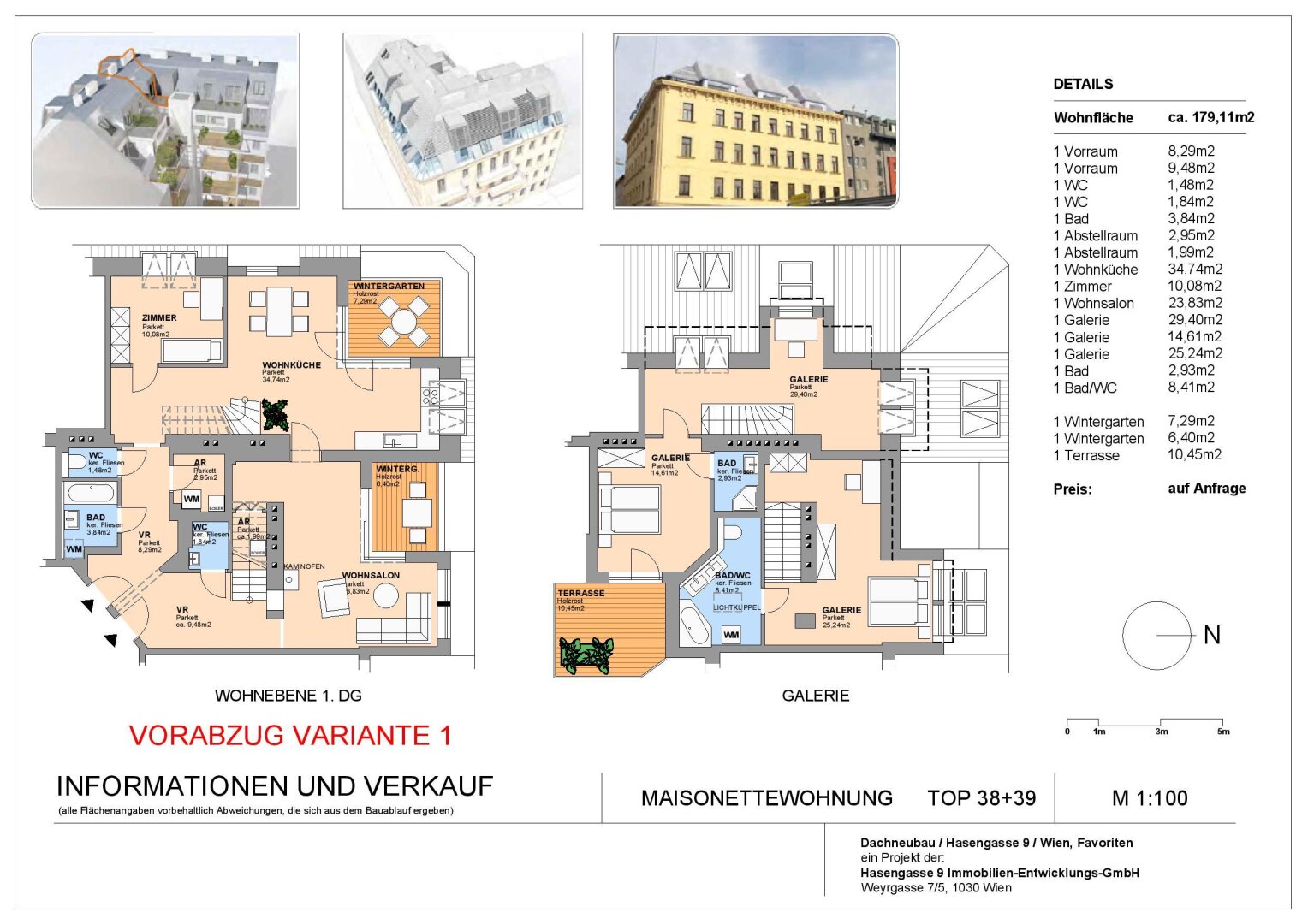 Wohnung zum Kauf 1.169.000 € 5,5 Zimmer 194 m²<br/>Wohnfläche 4.<br/>Geschoss Wien,Favoriten 1100