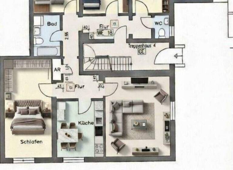 Wohnung zum Kauf 195.000 € 5 Zimmer 100 m² Bismarck Gelsenkirchen 45889