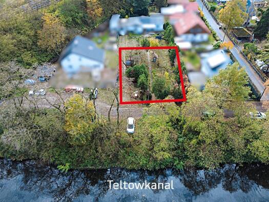 Grundstück zum Kauf 329.000 € 748 m² Grundstück Am Kanal 10 Grünau Berlin 12527