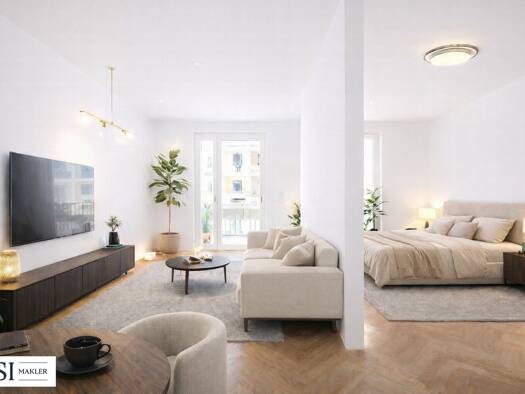 Wohnung zum Kauf - Erstbezug 371.000 € 1,5 Zimmer 34,9 m² 5. Geschoss Obere Donaustraße 23 Leopoldstadt 1020