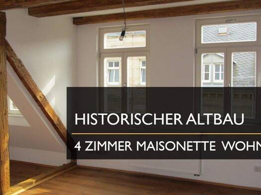 Maisonette zum Kauf provisionsfrei 389.000 € 4 Zimmer 104 m² 3. Geschoss frei ab sofort Blumenstraße 28 Innenstadt Fürth 90762