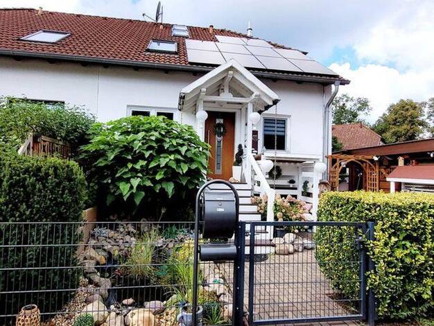 Doppelhaushälfte zum Kauf provisionsfrei 379.000 € 5 Zimmer 124,8 m² 381 m² Grundstück Teurow Halbe 15757