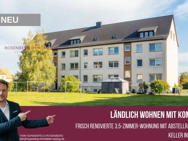 Wohnung zur Miete 680 € 3,5 Zimmer 86,9 m² 1. Geschoss Nitzschkaer Straße 5 a Burkartshain Wurzen 04808