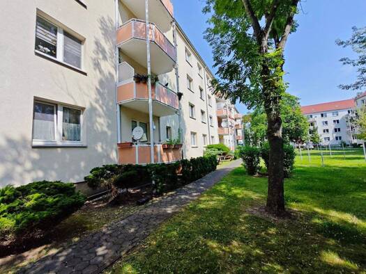 Wohnung zur Miete 298 € 2 Zimmer 48,8 m² 3. Geschoss Förderstraße 17 Merseburg 06217