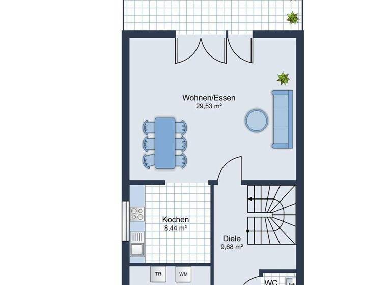 Doppelhaushälfte zum Kauf 360.000 € 4 Zimmer 100 m² 270 m² Grundstück Syke 28857