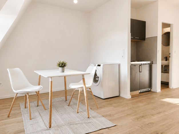 Wohnung zur Miete 424 € 1,5 Zimmer 32,8 m² Geschoss 4/5 frei ab sofort Leipziger Straße 2 Markranstädt 04420