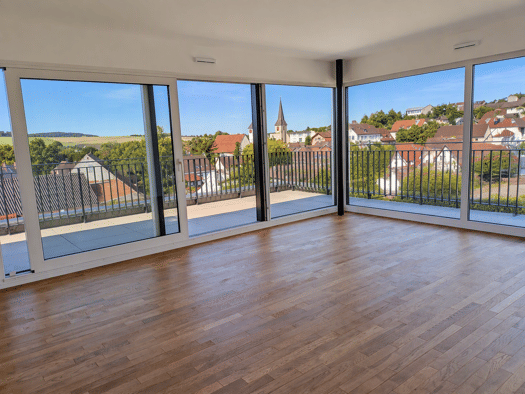 Penthouse zur Miete 1.050 € 2 Zimmer 62 m² Geschoss 1/2 frei ab 01.11.2026 Windischenbacher Weg 23 Bitzfeld Bretzfeld 74626