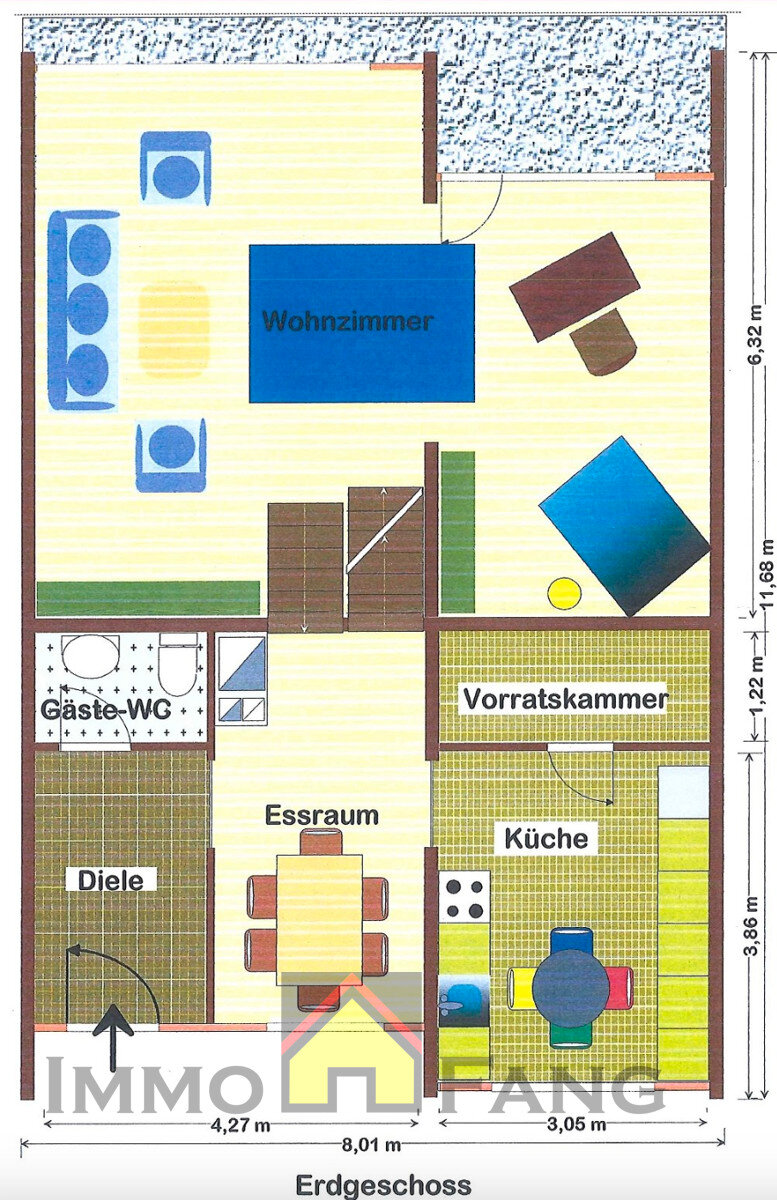 Reihenmittelhaus zum Kauf 389.000 € 4 Zimmer 128 m²<br/>Wohnfläche 302 m²<br/>Grundstück Auf dem Hüls / Eichendorffstraße Mettmann 40822