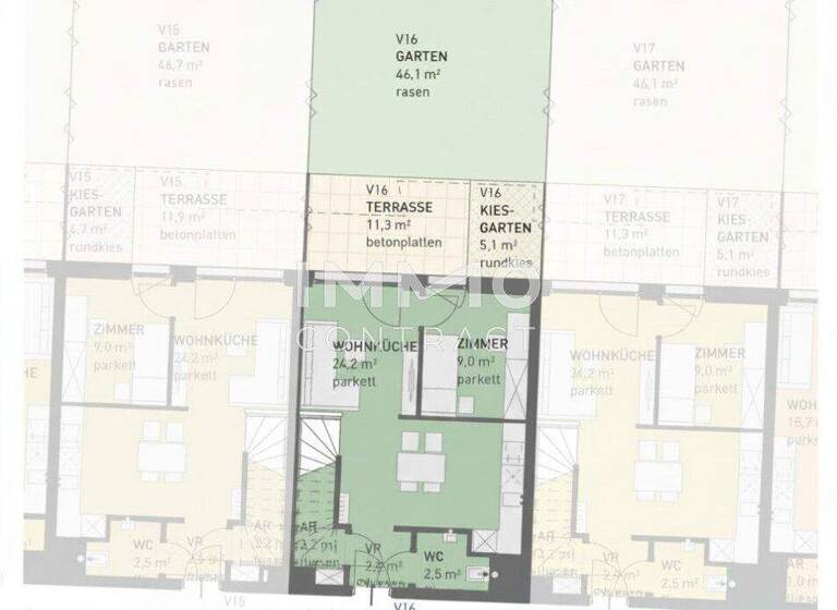 Maisonette zum Kauf - Erstbezug 640.500 € 4 Zimmer 81,2 m² EG frei ab 30.06.2028 Wulzendorfstraße 101 Wien 1220