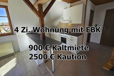 Wohnung zur Miete 900 € 4 Zimmer 82 m² 2. Geschoss Ottmarsheimer Str. 1 Dürrwangen Balingen 72336