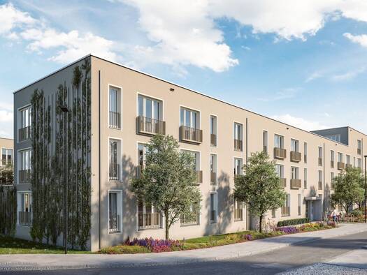 Wohnung zum Kauf - Neubau provisionsfrei 319.000 € 1 Zimmer 36,5 m² 1. Geschoss Schmetterlingsstraße 1 Heimstetten Kirchheim bei München 85551