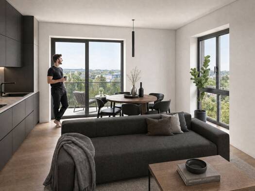 Wohnung zum Kauf - Neubau 335.000 € 3 Zimmer 76,5 m² 1. Geschoss Innenstadt Detmold 32756
